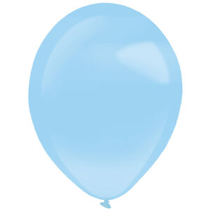 Balóniky latexové dekoratérske perleťové pastelovo modré 27,5 cm (50 ks)