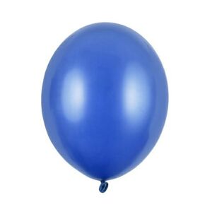 Balóniky latexové metalické tmavo modré 23 cm 100 ks