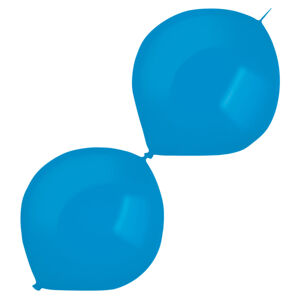 Balóniky latexové spojovacie dekoratérske pastelové modré 30 cm, 50 ks
