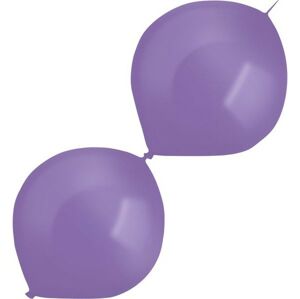 Balóniky latexové spojovacie dekoratérske perleťové fialové 30 cm, 50 ks