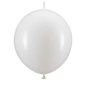 Balóniky spojovacie biele 33 cm 20 ks