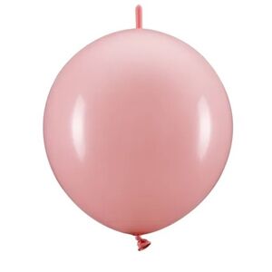 Balóniky spojovacie svetlo ružové 33 cm 20 ks