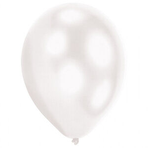 Balóniky svietiace biele 5ks