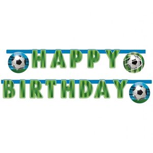 Banner Happy Birthday Futbal 200 cm