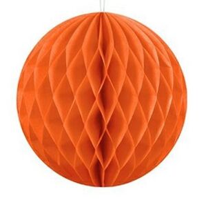 GUĽA papierová dekoračná oranžová 10 cm
