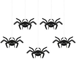 Dekorácia papierové závesné Pavúky 27x17 cm, 5 ks