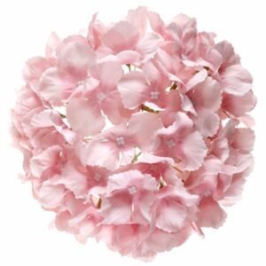 Dekorácia umelá kvetina Hortenzia ružová 20 cm