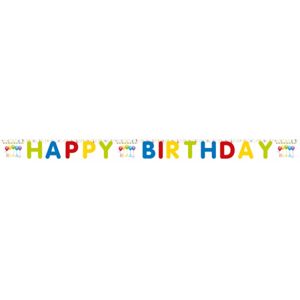 Girlanda "Hb" Happy Birthday Streamers