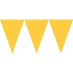 Girlanda vlajočková žltá 457 x 17,7 cm