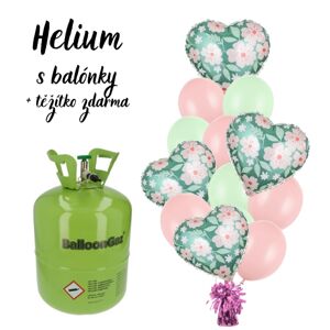 Hélium set - Kvetinový buket