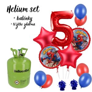 Helium set - Výhodný set helia a balónků Liga spravedlnosti 5