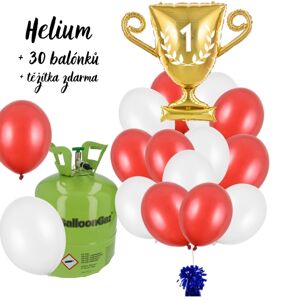 Hélium set - hélium + balóniky Slavia