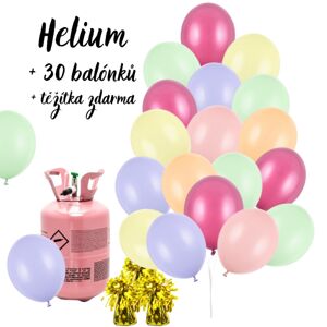 Hélium set - Výhodný set s balónikmi a príslušenstvom