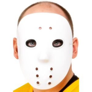 Hokejová maska biela