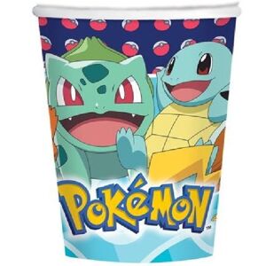 Kelímky papierové Pokémon 250 ml, 8 ks