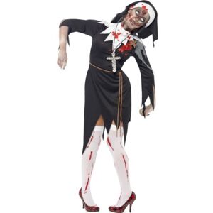 Kostým dámsky Zombie Mníška