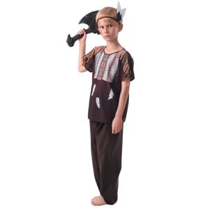 Kostým detský Indián (čelenka, tričko, nohavice), veľ. 120/130 cm