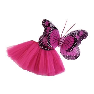Kostým detský Motýľ fialovo-ružový veľ. 5 - 7 rokov