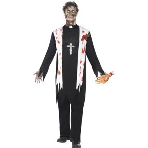 Kostým pánsky Zombie Kňaz veľ. L