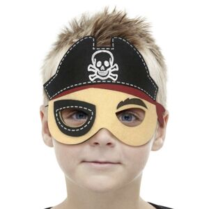 Maska plstená Pirát