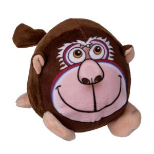 Plyšová guľa Opica 13 cm, 1 ks