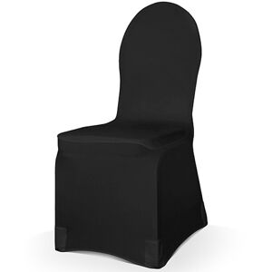 Poťah na stoličku elastický čierny 1 ks