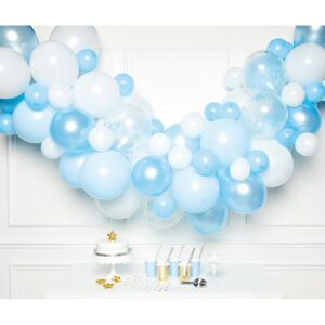 SADA balónikov na balónikovú girlandu modrá 70ks