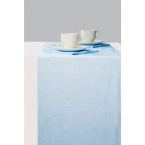 Šerpa na stôl Elegancia perleťovo modrá 33 cm x 6 m
