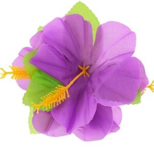 Sponka Havajský kvet, fialový 1 ks