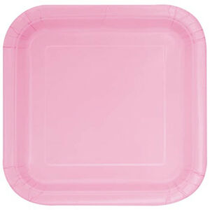 Taniere papierové štvorcové Lovely Pink 23 x 23 cm, 14 ks