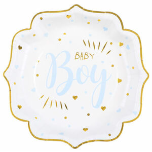 Taniere papierové Baby Boy 21 x 21 cm 10 ks
