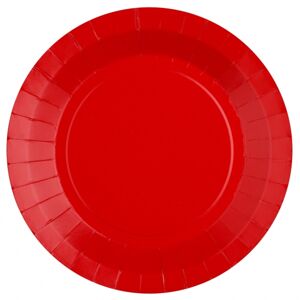 Taniere papierové červené 22,5 cm 10 ks