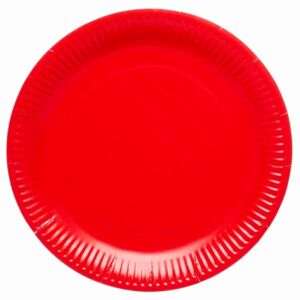 Taniere papierové červené Fiesta 23 cm 8 ks