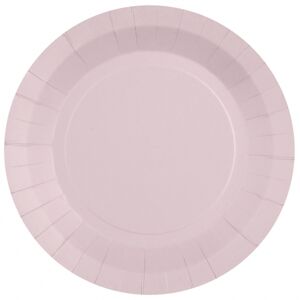 Taniere papierové svetlo ružové 22,5 cm 10 ks