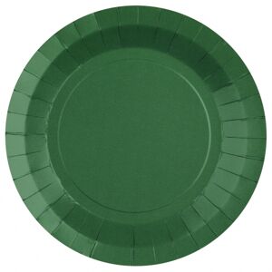 Taniere papierové tmavo zelené 22,5 cm 10 ks