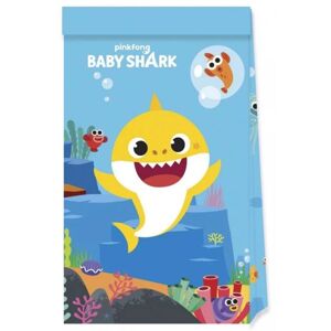 Tašky papierové Baby Shark 4 ks