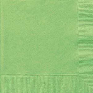 Servítky papierové limetkovo zelenej