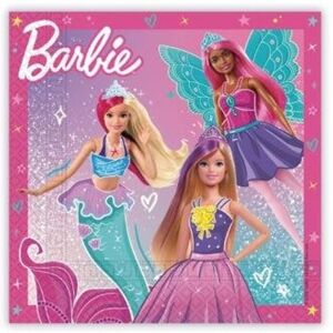 Servítky papierové Barbie Fantasy 33 x 33 cm 20 ks