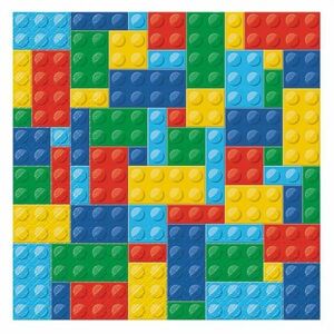 Servítky papierové Lego kocky 33 x 33 cm 20 ks