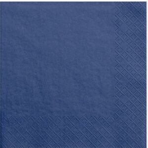 Ubrousky papírové banketové Navy Blue 13 x 13 cm 20 ks