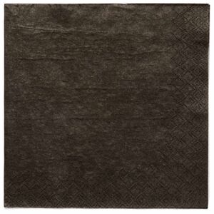 Servítky papierové čierne Charcoal 33x33 cm, 20 ks