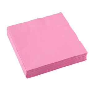 Servítky papierové ružové New Pink 33x33 cm, 20 ks