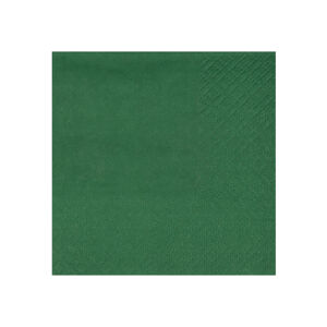 Servítky papierové tmavo zelené 21 x 20 cm 10 ks