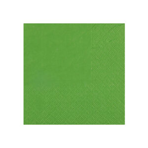 Servítky papierové zelené 21 x 20 cm 10 ks
