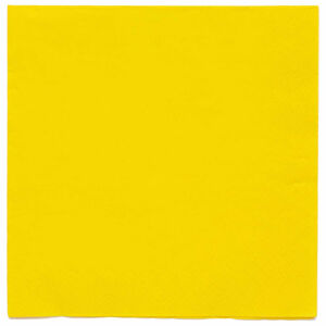 Servítky papierové žlté Buttercup 33x33 cm, 20 ks