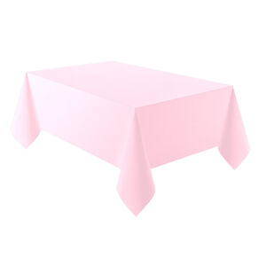 Obrus plastový ružový Marshmallow 137 x 274 cm