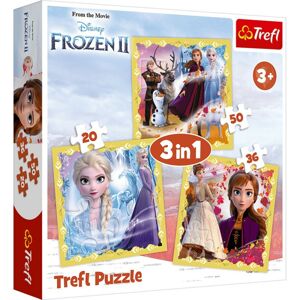 34847 Detské puzzle - Anna and Elsa - 3v1