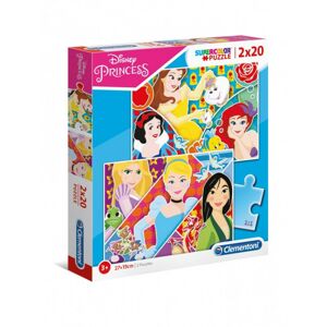 247660 TREFL Detské puzzle - Disney Princess II. - Sada 2x20ks