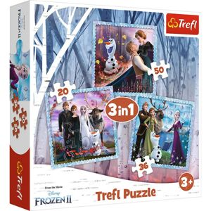 34853 Detské puzzle - Frozen - 3v1