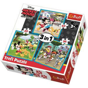 34846 Detské puzzle - Mickey and friends - 3v1